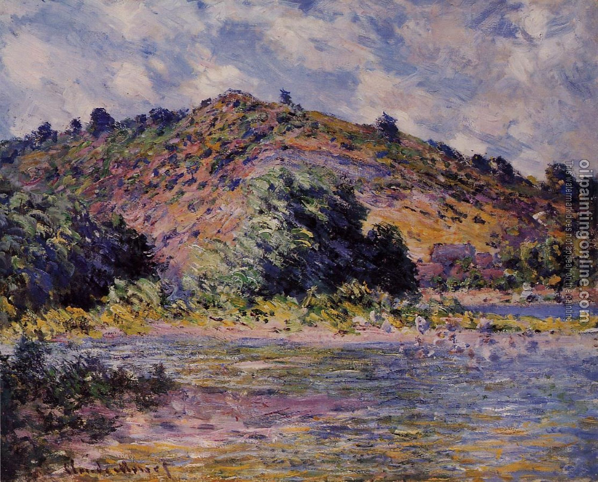 Monet, Claude Oscar - The Banks of the Seine at Port-Villez